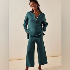 FP Beach Hailee Sweater Set Teal